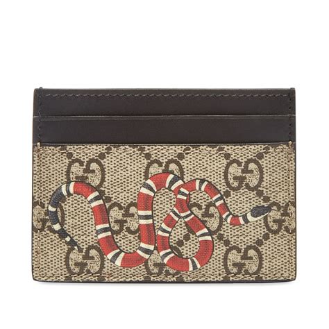 gucci card holder snake fake|gucci snake credit card holder.